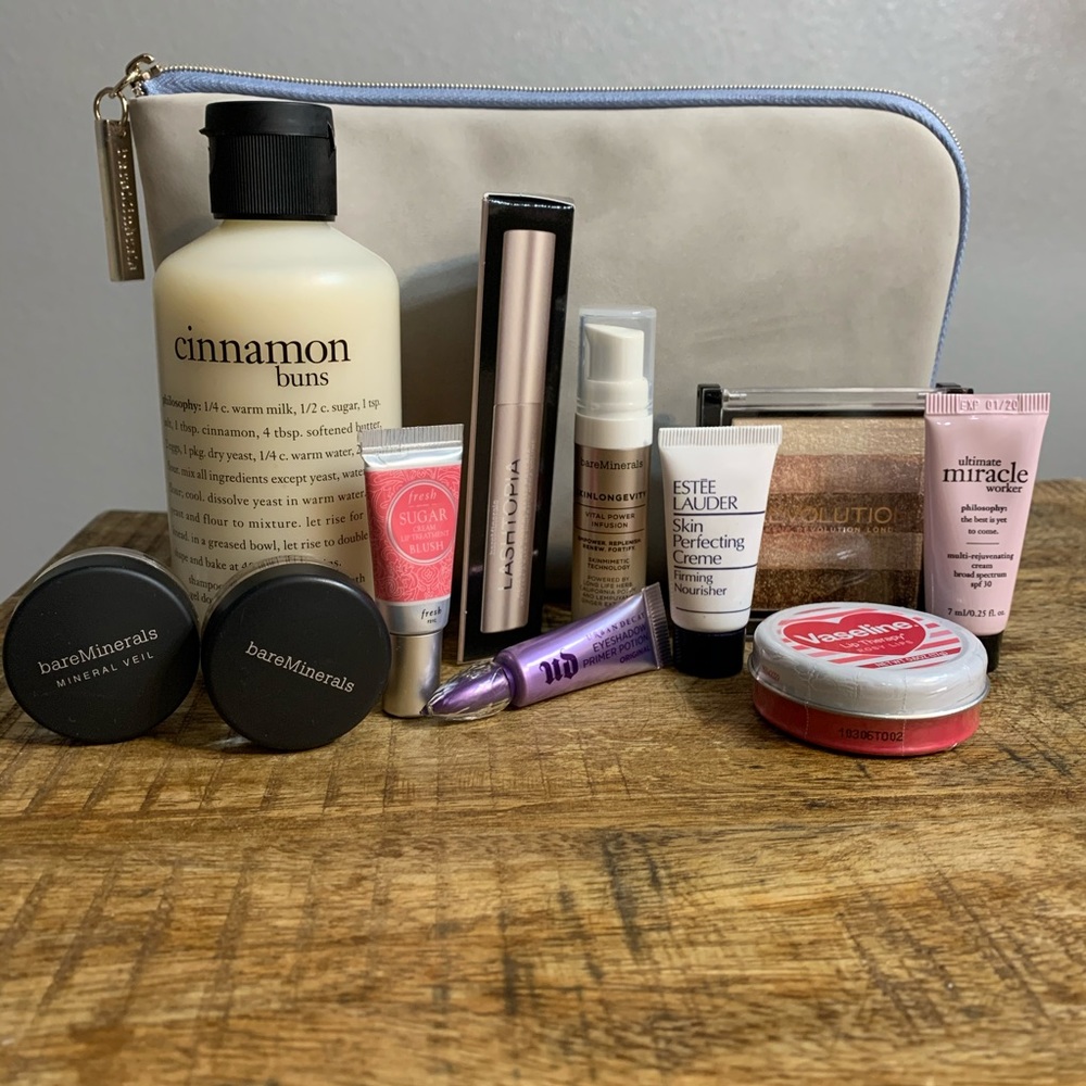 Lot of makeup/skincare